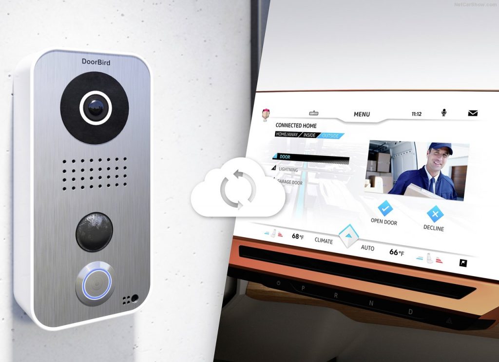 Volkswagen Budd-e concept / Surveillance du domicile via le cloud