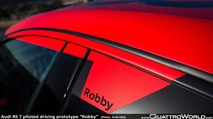 Robby, Audi RS7 piloted driving